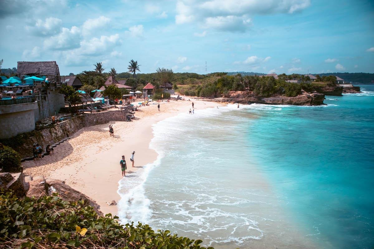 Dream Beach white sand and turquoise waves